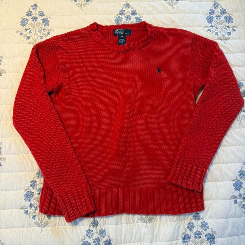 Ralph Lauren Women's Red Jumper